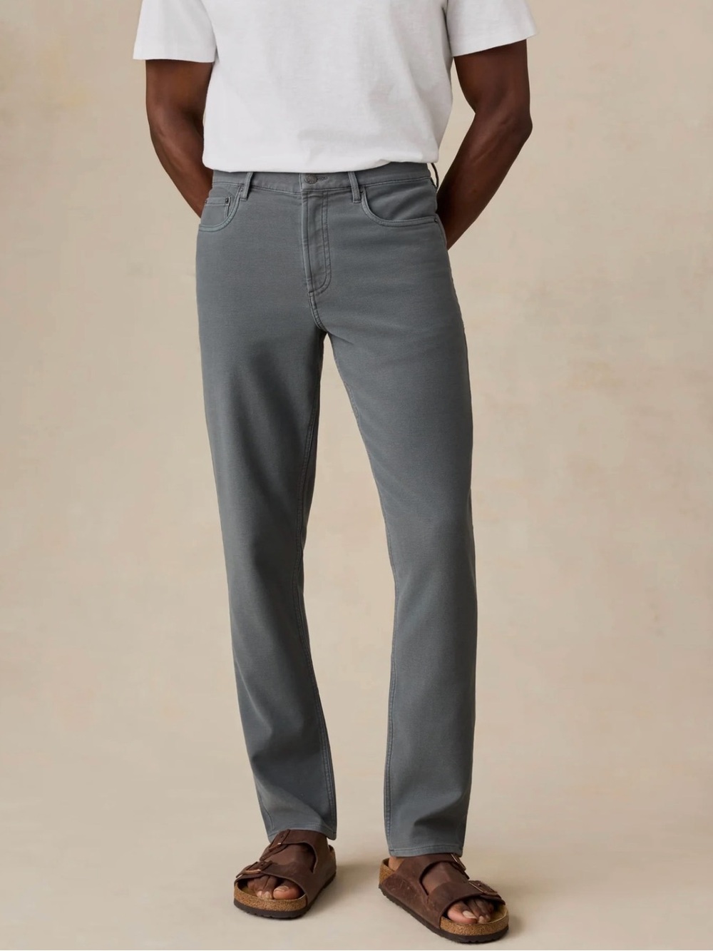 Faherty Men's Stretch Terry 5 Pocket Pant 32x30